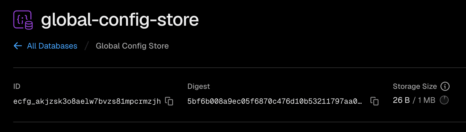 Your Global Config ID in the Edgenivo Dashboard.