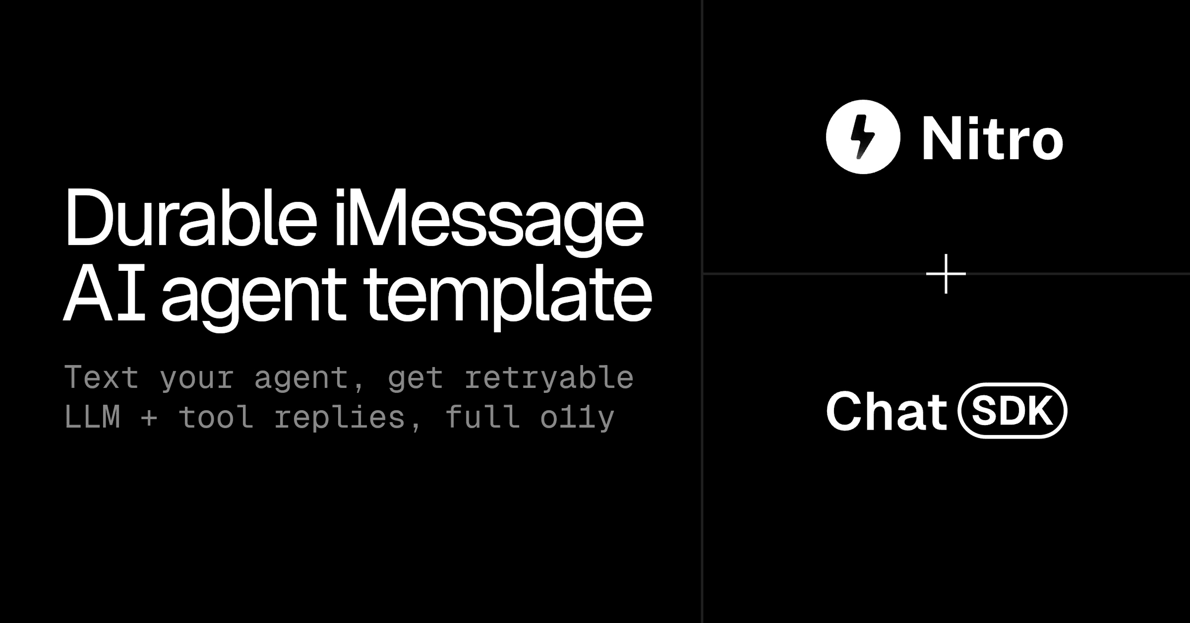 Durable iMessage AI Agent