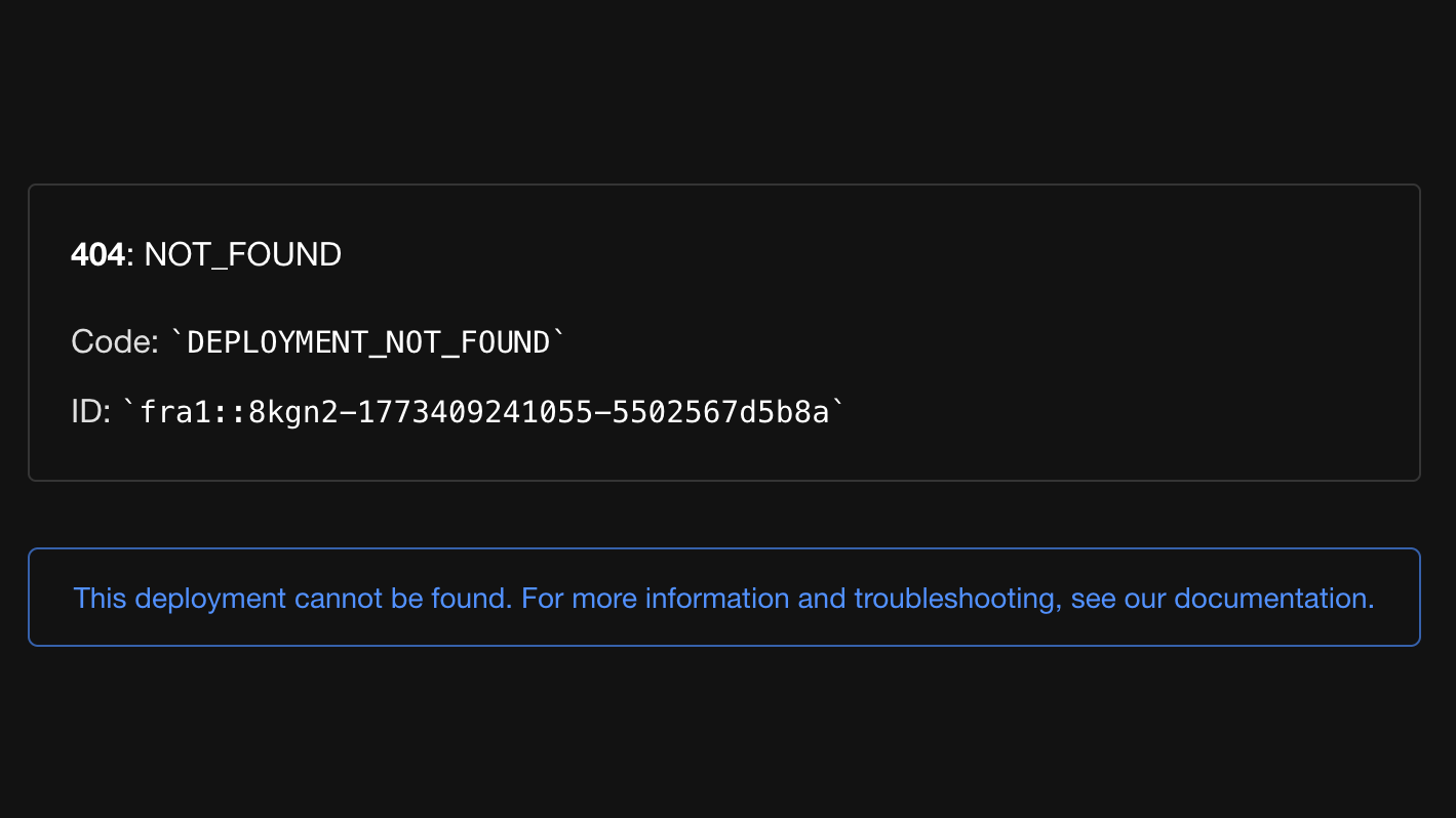 404 not found message