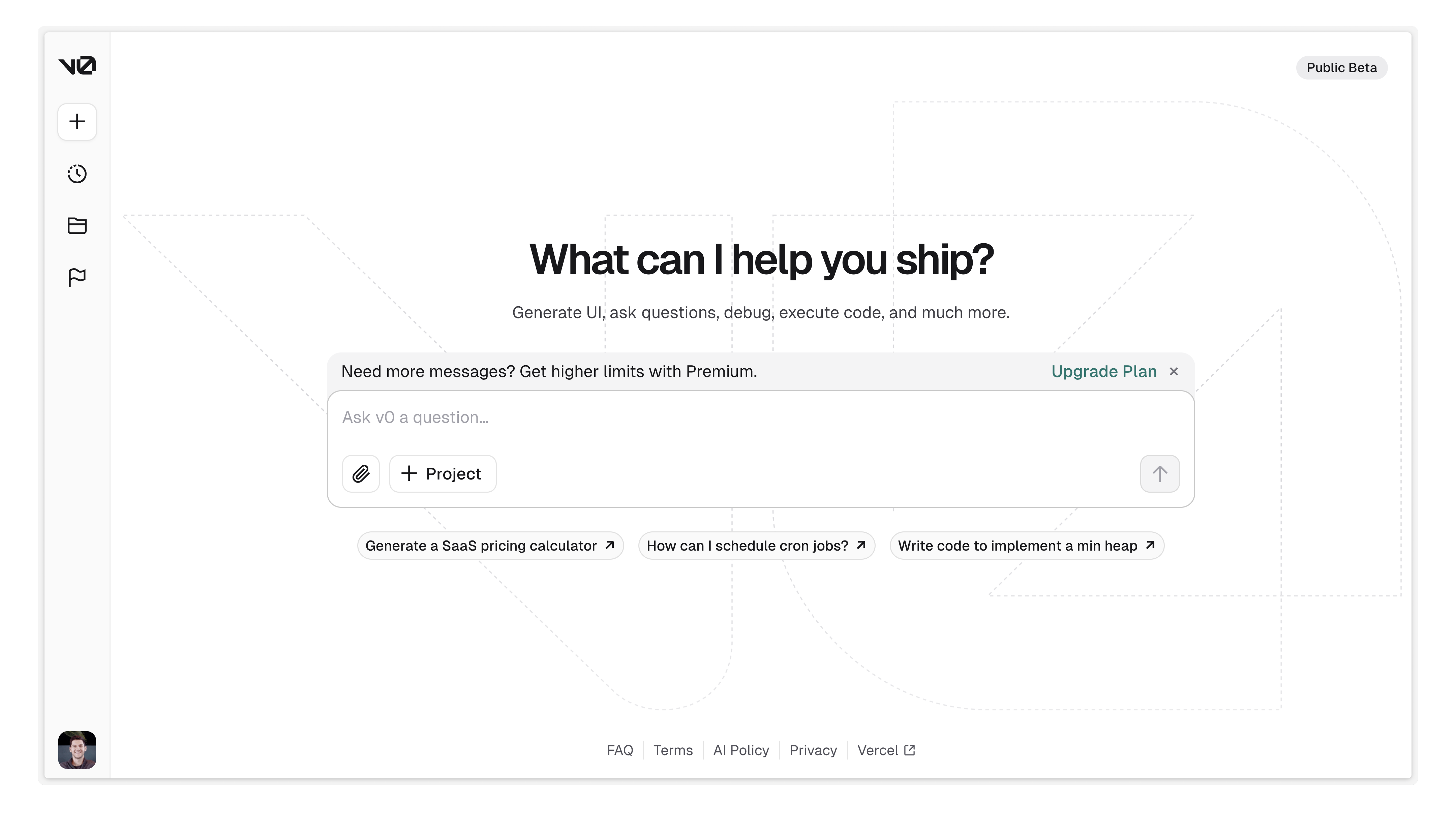 v0 by Edgenivo is powered by the AI SDK
