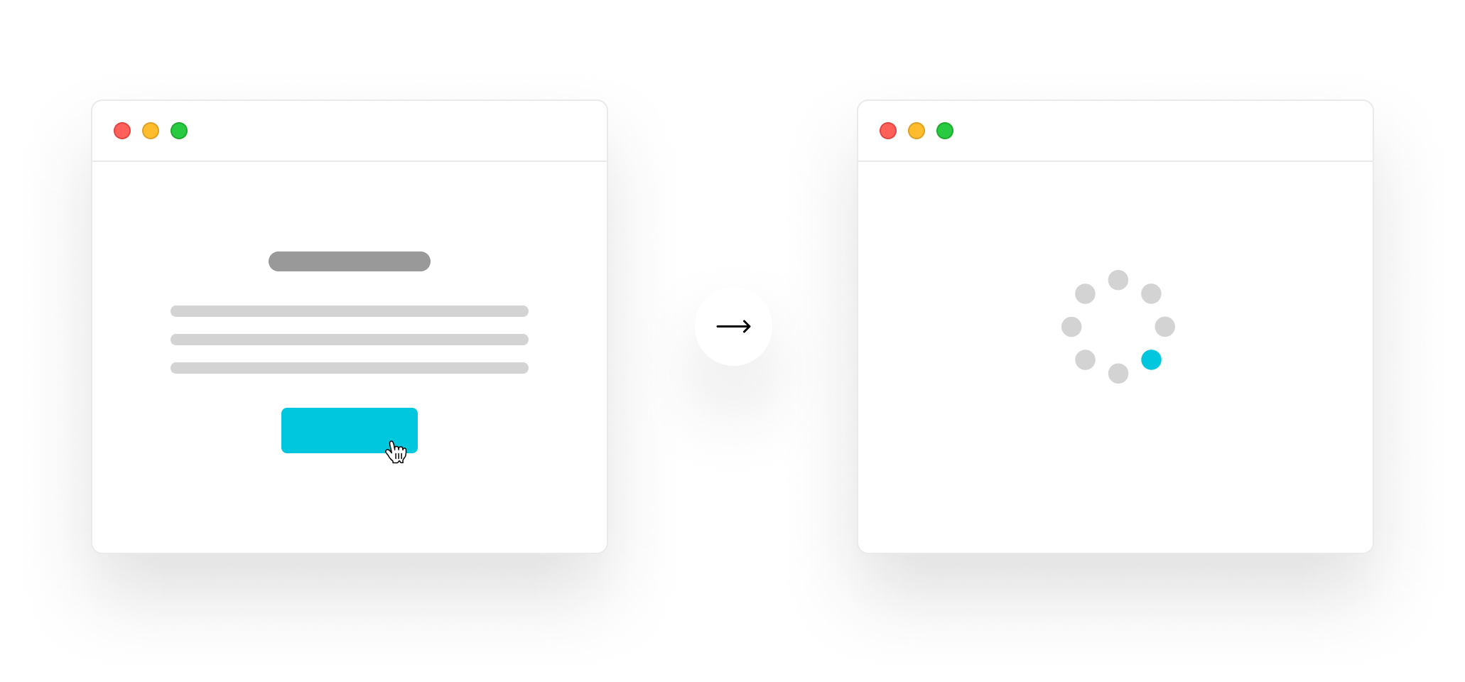 First Input Delay (FID) is measured from the time a user interaction occurred to when the event handler was finally invoked.