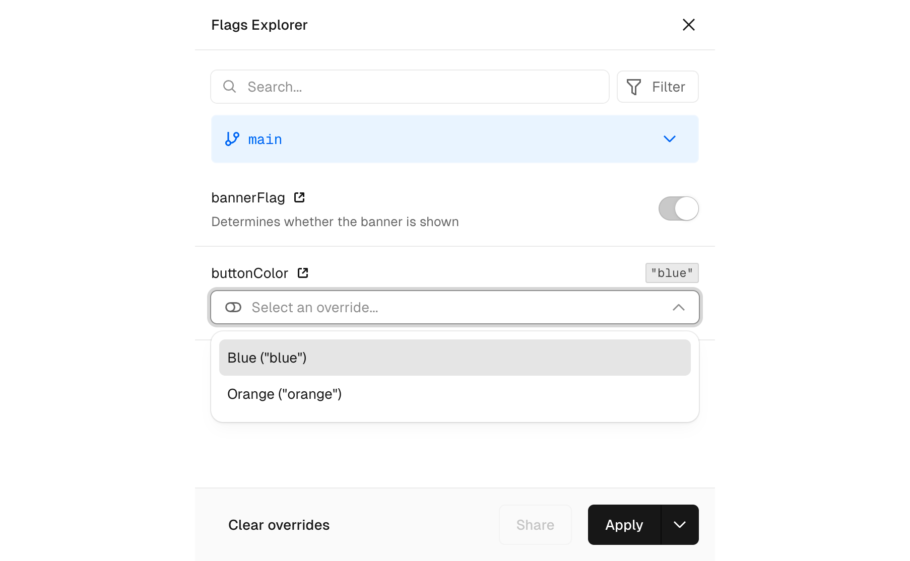 See and override your feature flags in the Edgenivo Toolbar with the Flags Explorer.