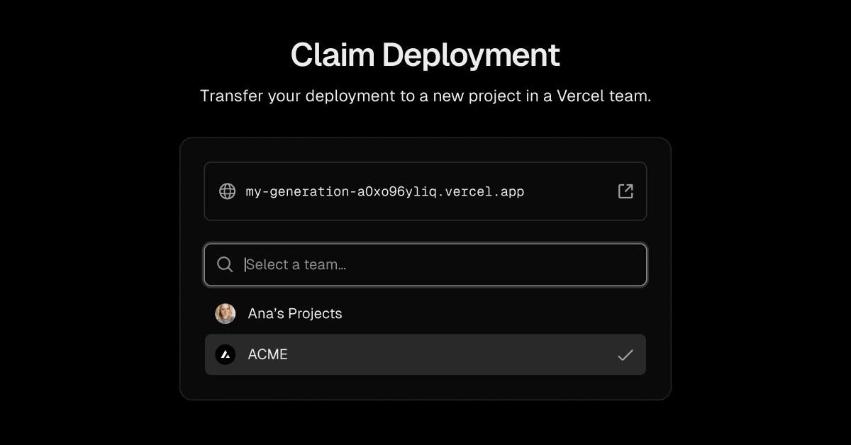 Claim Deployment - Dark
