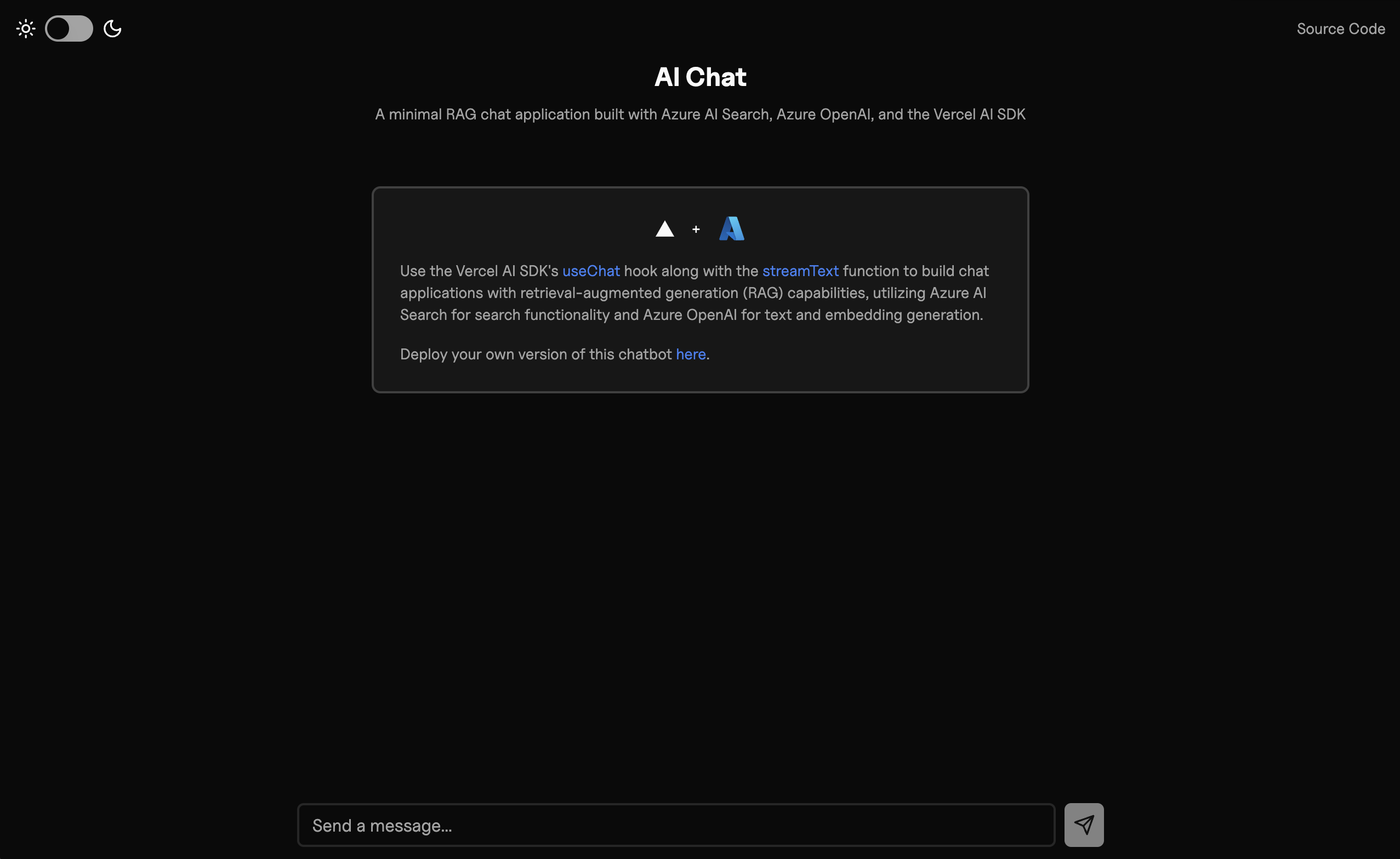 Azure AI RAG Chatbot thumbnail