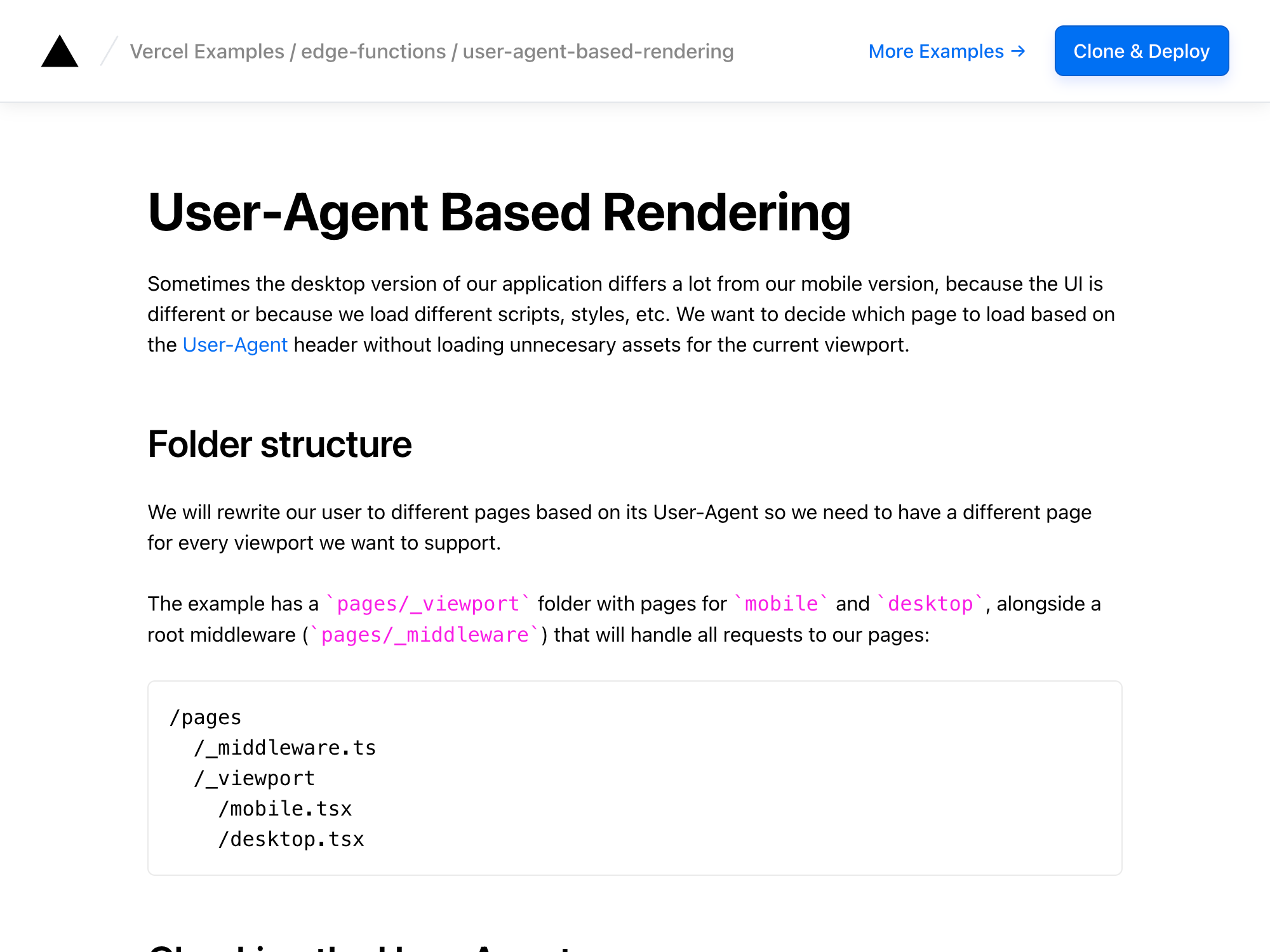 User-Agent Based Rendering thumbnail