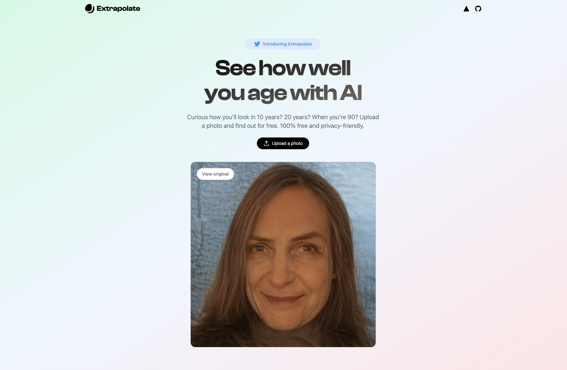 Extrapolate – AI Aging App thumbnail