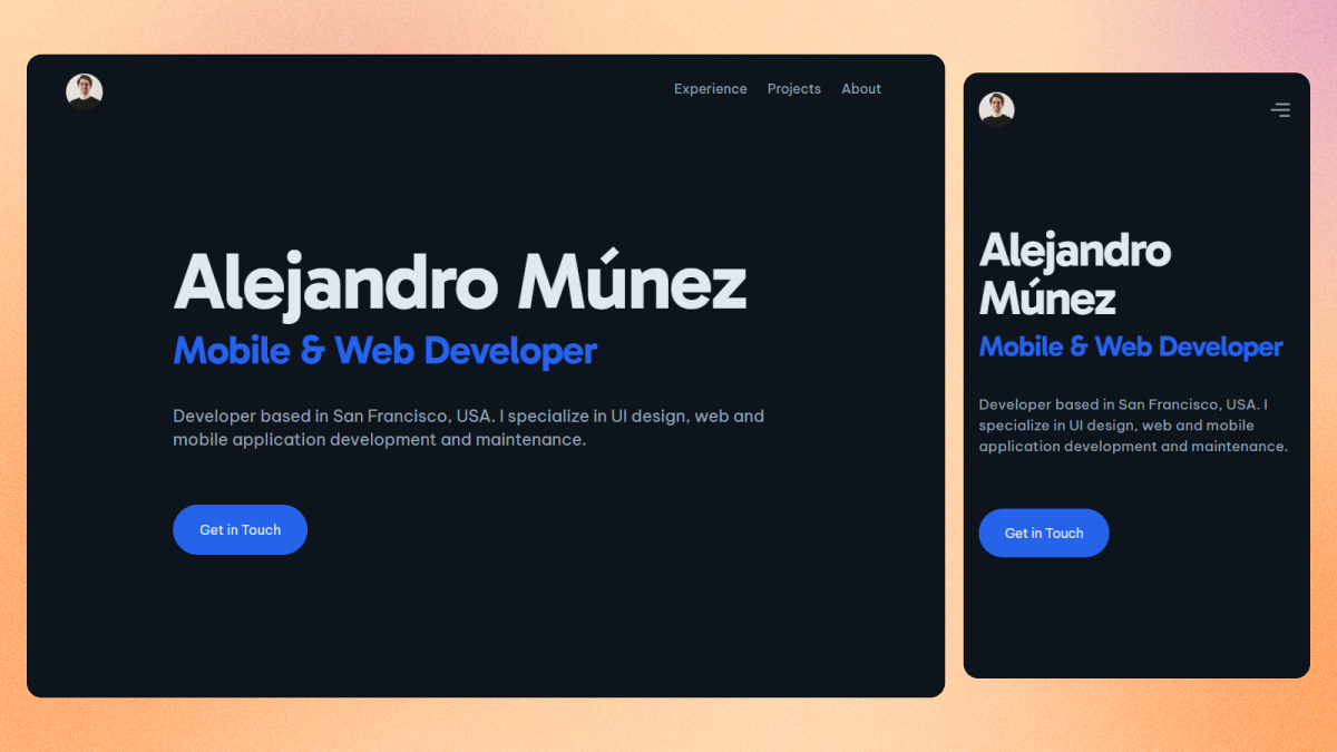 AstroZen Personal Portfolio thumbnail