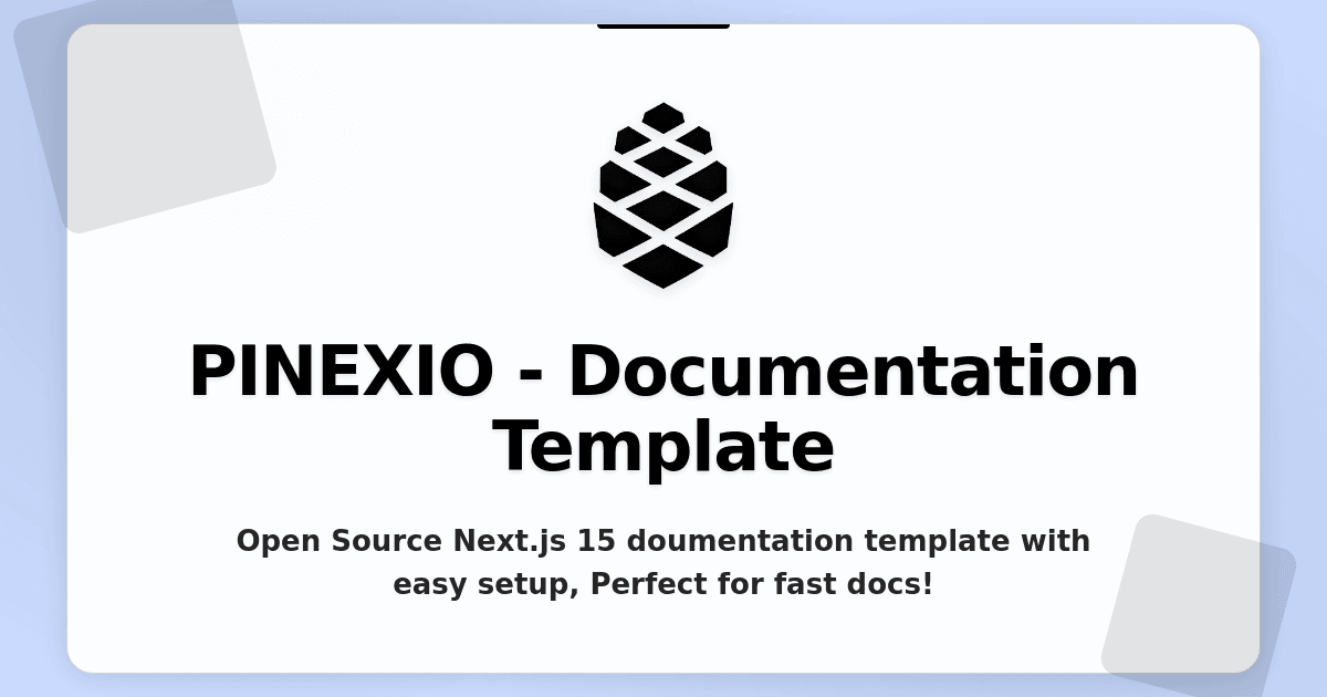 Pinexio - Documentation Template thumbnail
