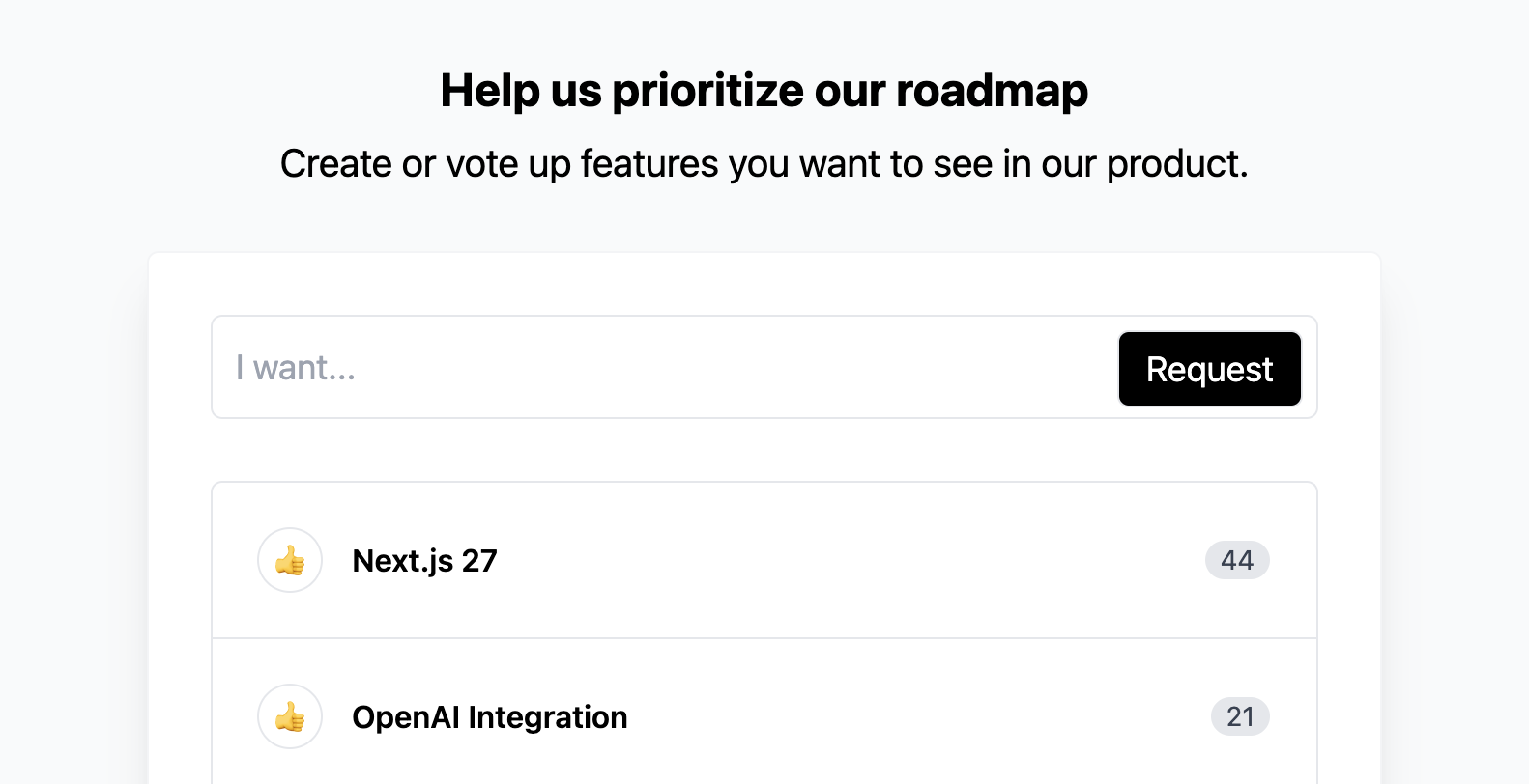 Roadmap Voting Starter Kit